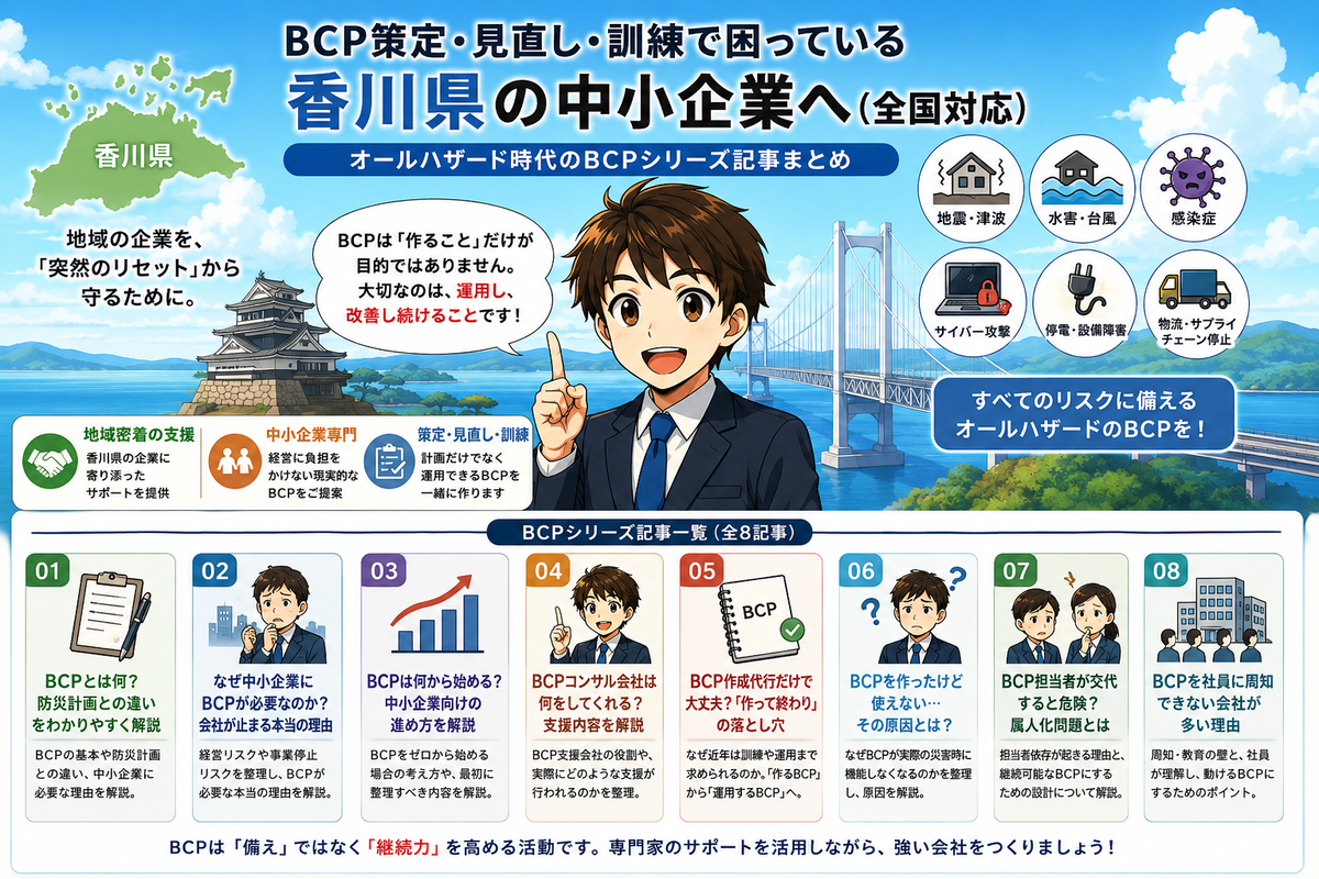 BCP策定・中小企業へ｜BCP記事まとめ