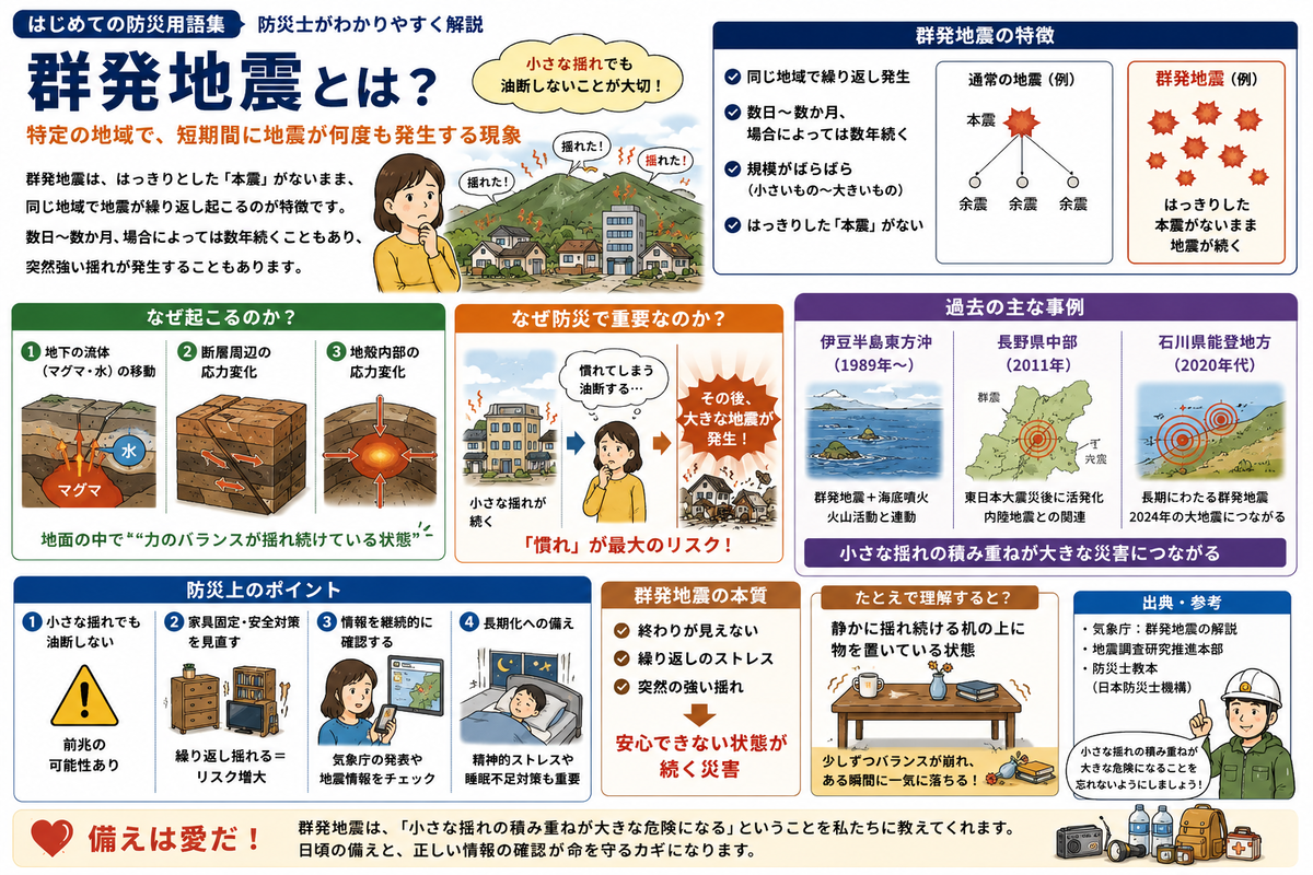 群発地震とは?