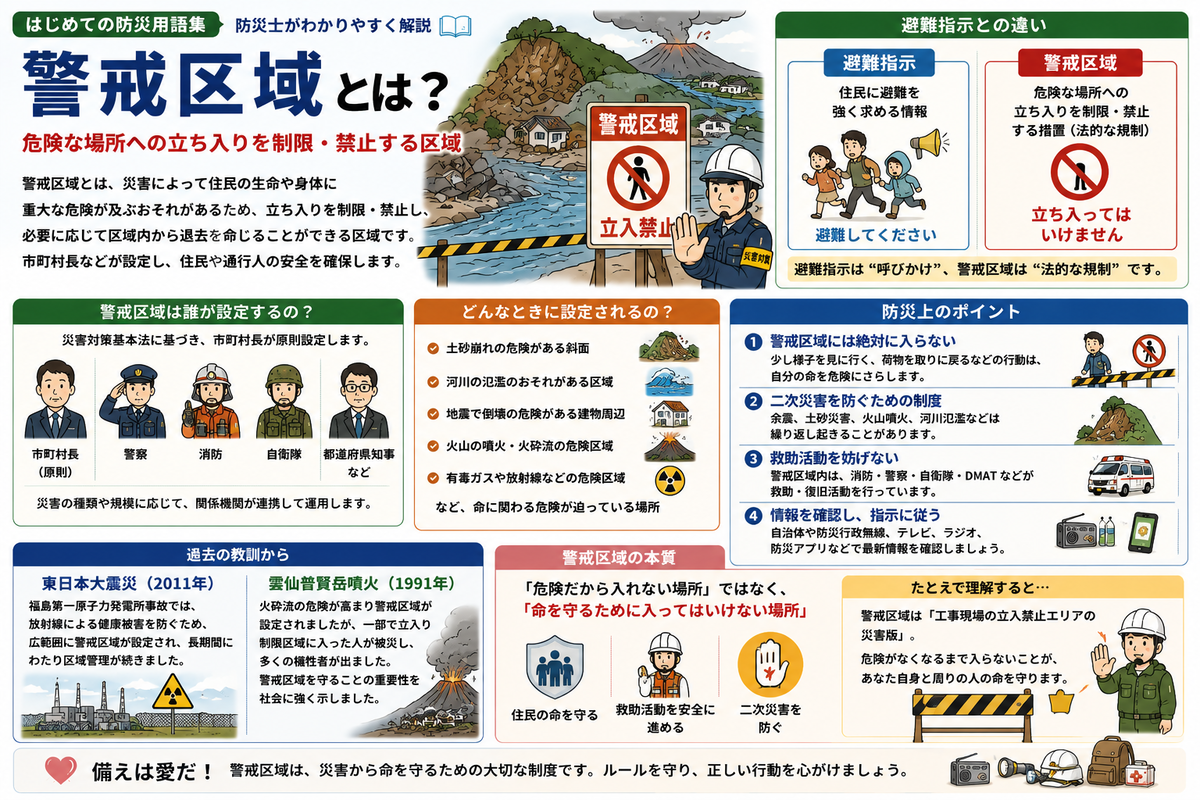 警戒区域とは?