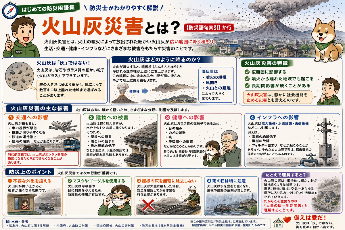 「火山灰災害」とは?