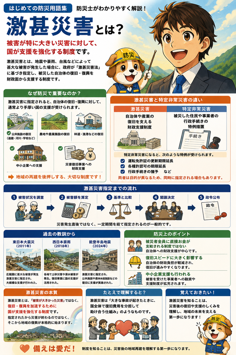 激甚災害とは？