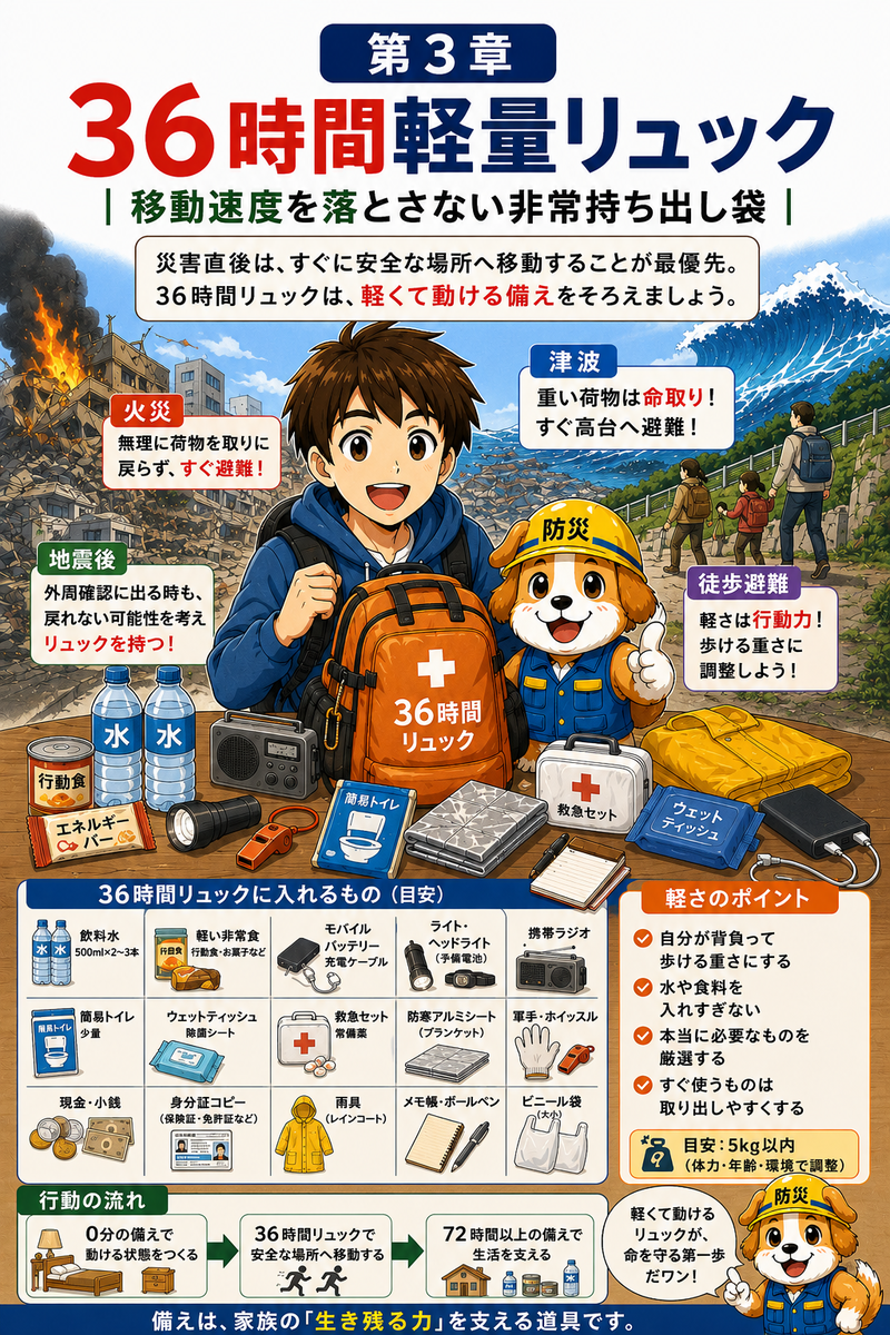 36時間リュック