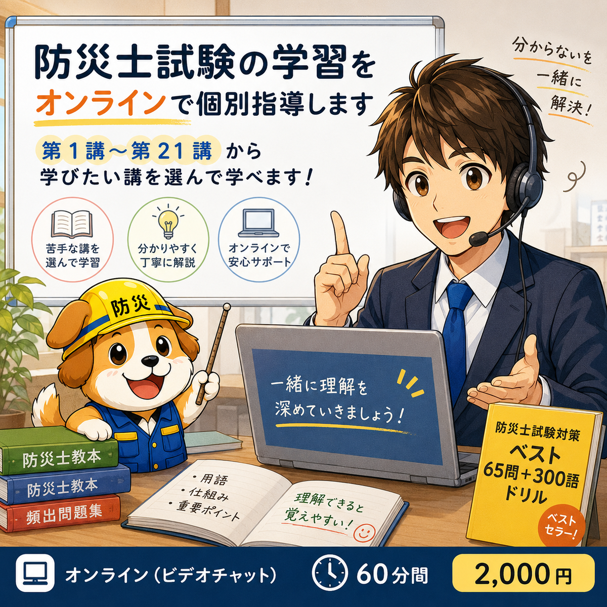 防災士試験オンラインレッスン