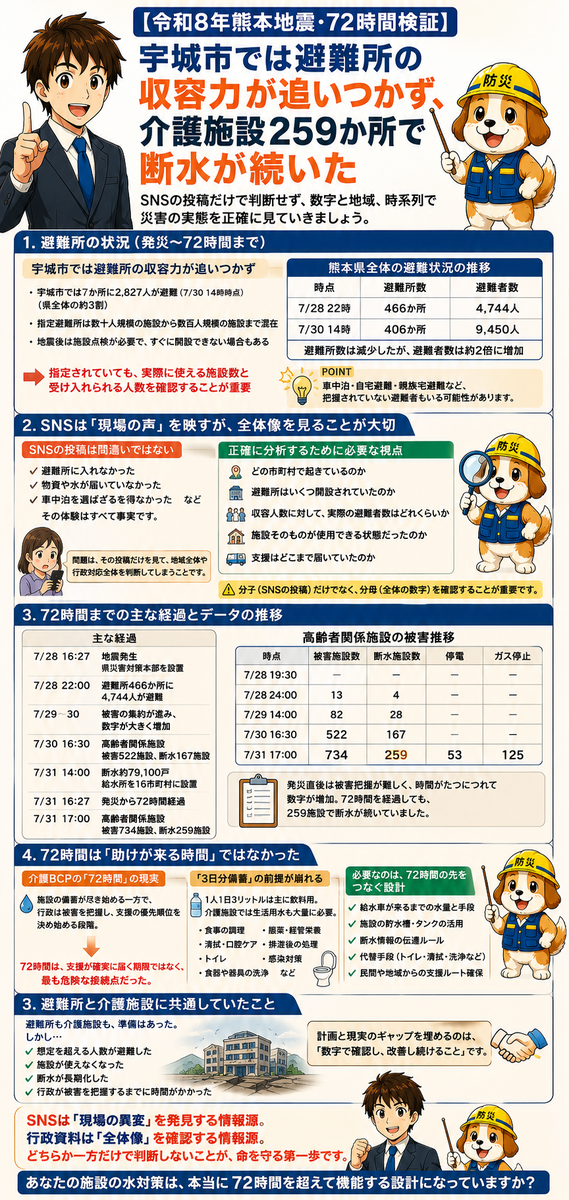 【令和8年熊本地震・72時間検証】