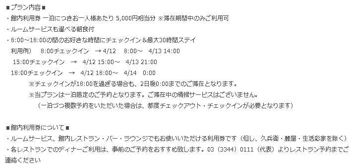京王プラザホテル ご利用券 恐 2万円分 