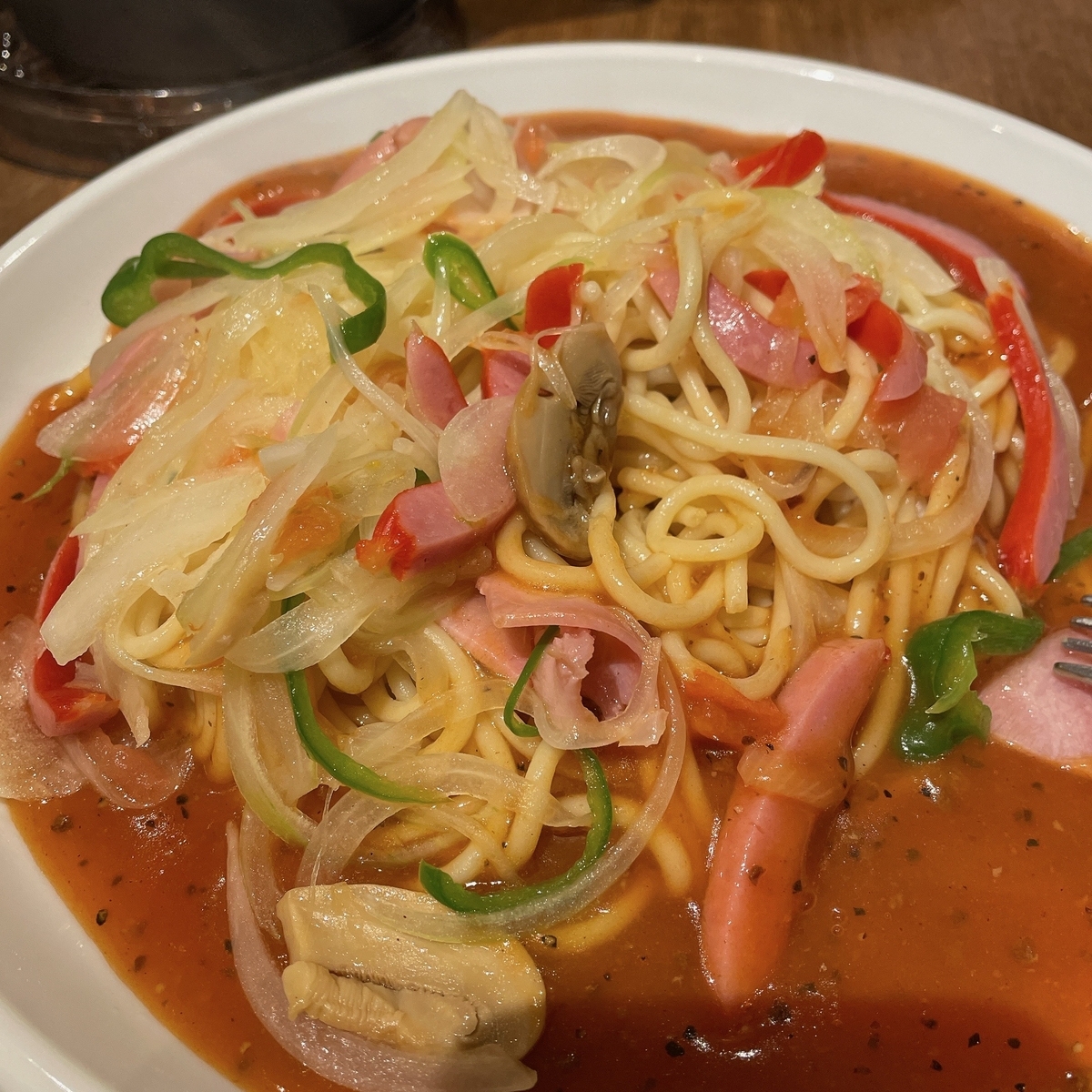 名古屋B級グルメのあんかけパスタ。胡椒がスパイシー！