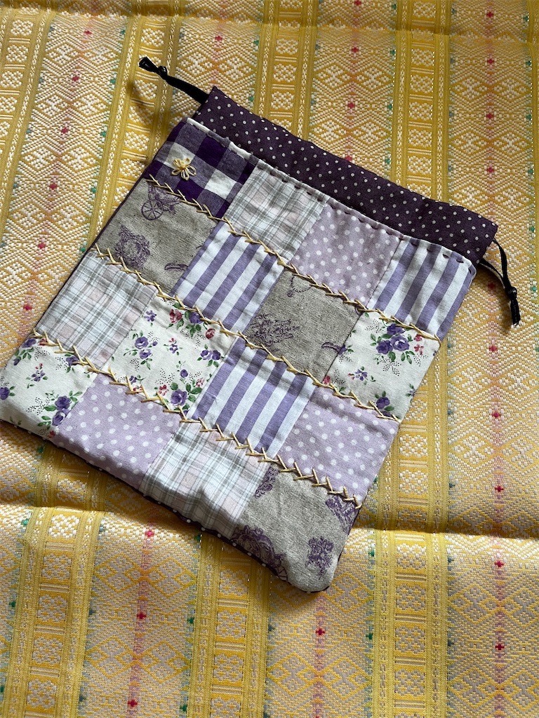 パッチ ワーク 巾着 mornquilt パッチワーク巾着バッグ 公式通販