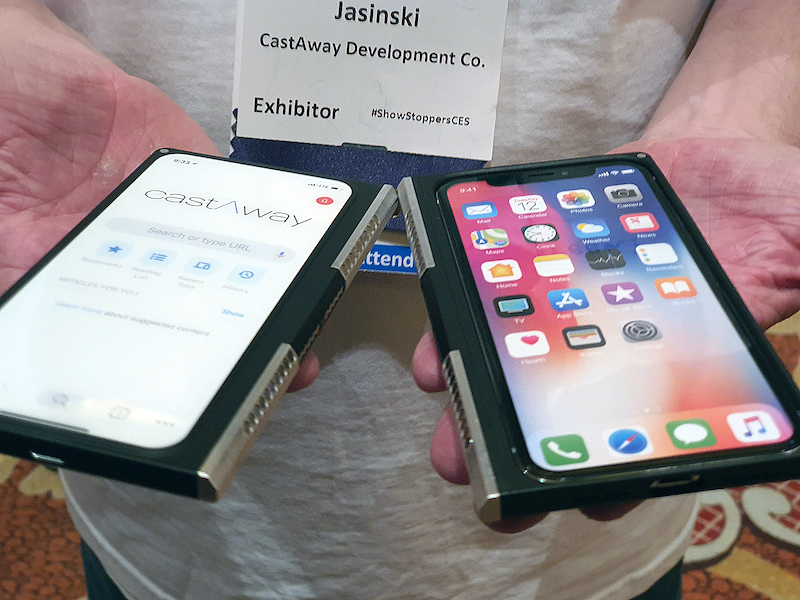 どんなスマホでも2画面にできるケース？〜LGの「G8X ThinQ」の考え方を 