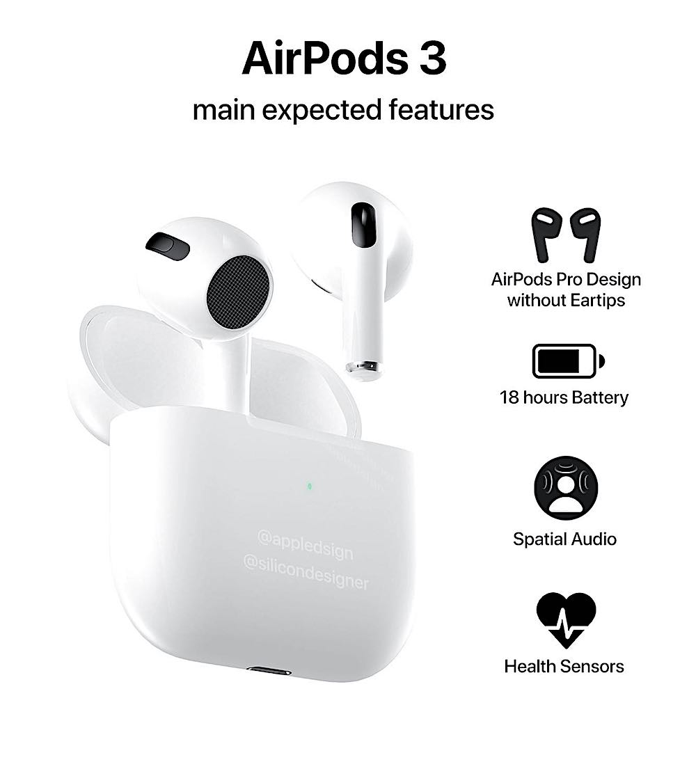 防水機能を備えたAirPods 3は今年後半に発売予定