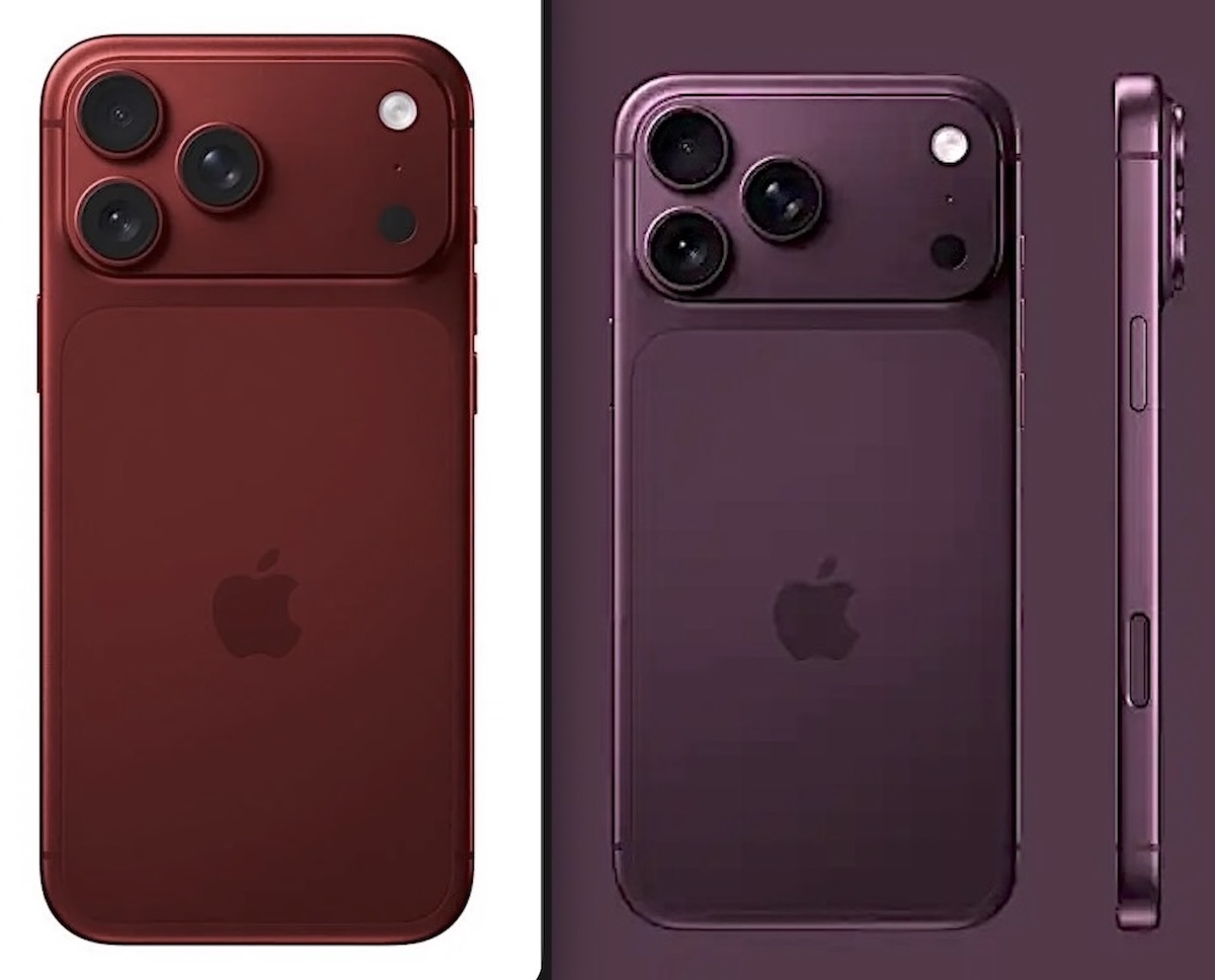 iPhone18 Proの色、迷いそう〜ディープチェリー、ライトブルー