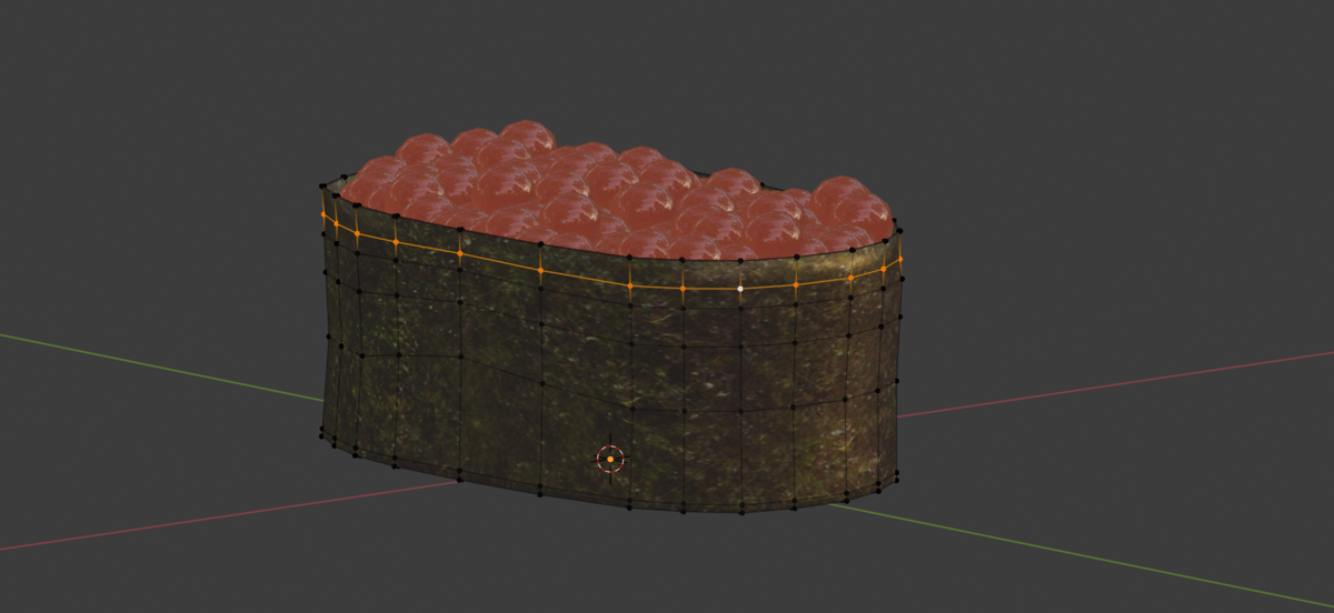 【Blender初心者】一周つながった頂点を削除する方法