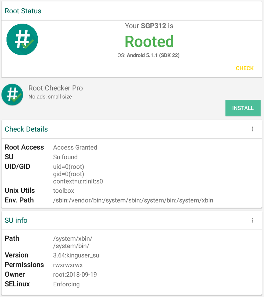 Xperia Tablet Z Sgp312 のroot化 Pcを使わずにandroid端末をroot化する Technically Impossible