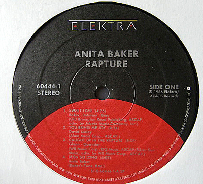 ANITA BAKER / RAPTURE ( LP )