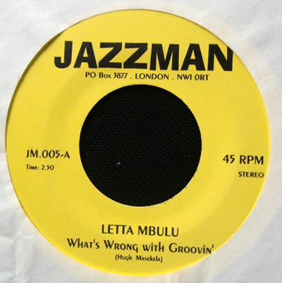 LETTA MBULU / WHAT'S WRONG WITH GROOVIN' - LOREZ ALEXANDRIA / SEND IN THE CLOWNS ( 7 EP )