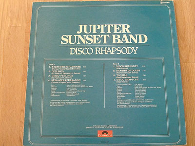 Jupiter Sunset Band - Stranger In Paradise (Disco 1977)