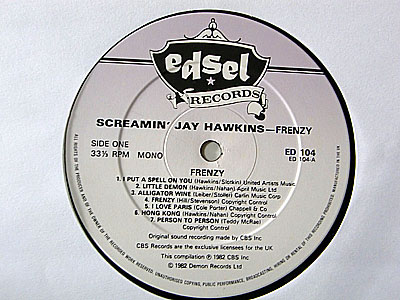 SCREAMIN' JAY HAWKINS / FRENZY ( LP )