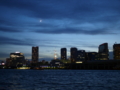 [LEICA D SUMMILUX 25mm F1.4]moon over the tower