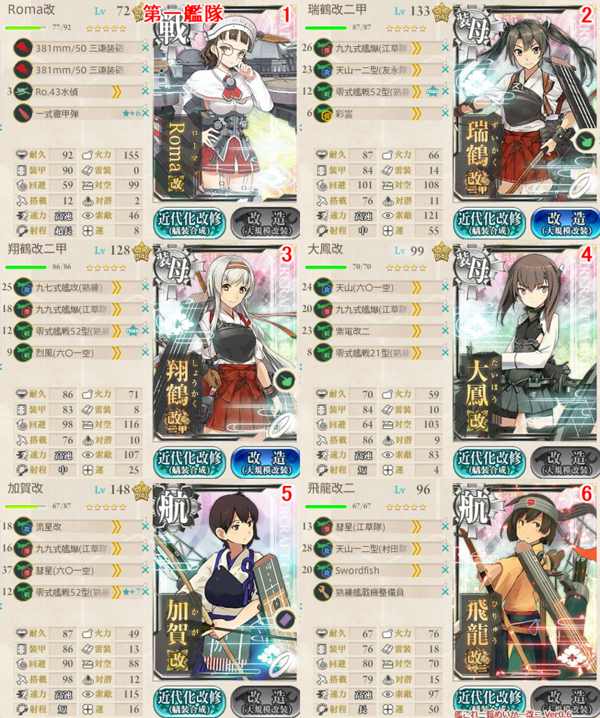 艦これ 5 5攻略編成 カクヨム なろう投稿作品についてアレコレ考えるブログ