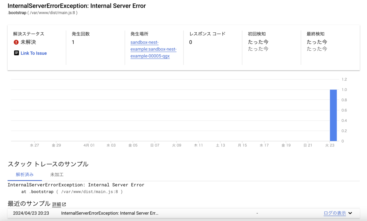 Error Reporting におけるエラーの報告とグループ化について調べ