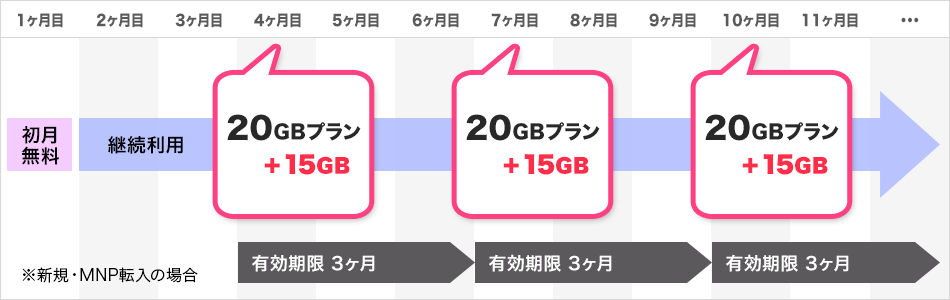 「Gigaプラス」の受け取りイメージ