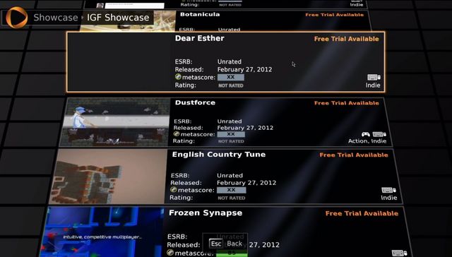 OnLive IGF SHOWCASE
