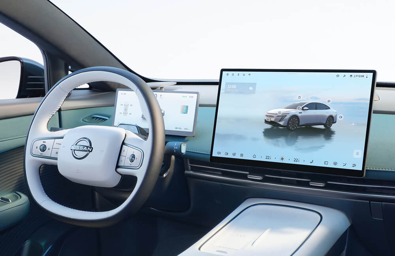 東風日産「N7」のインテリア(画像:日産)