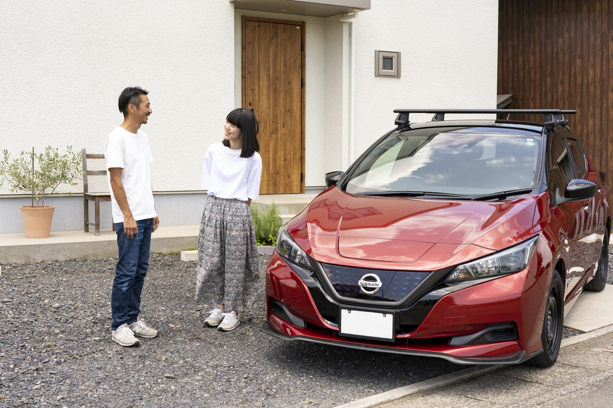 安藤さん夫婦と車