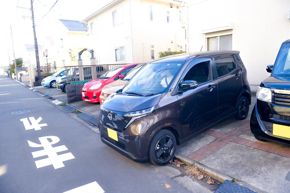 駐車場停める