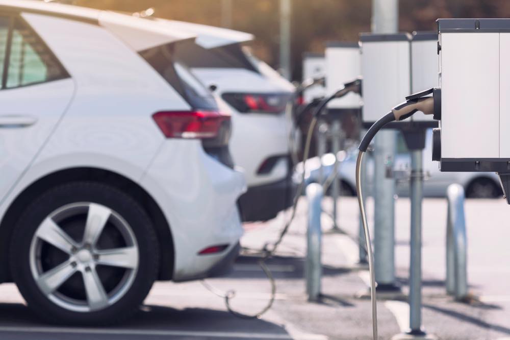 EV 充電の様子
