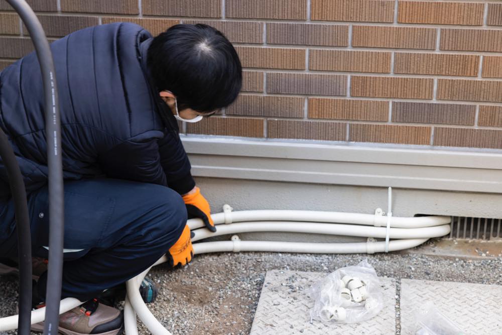 V2H設置工事レポ