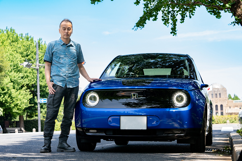 篠原知存さんとHonda e
