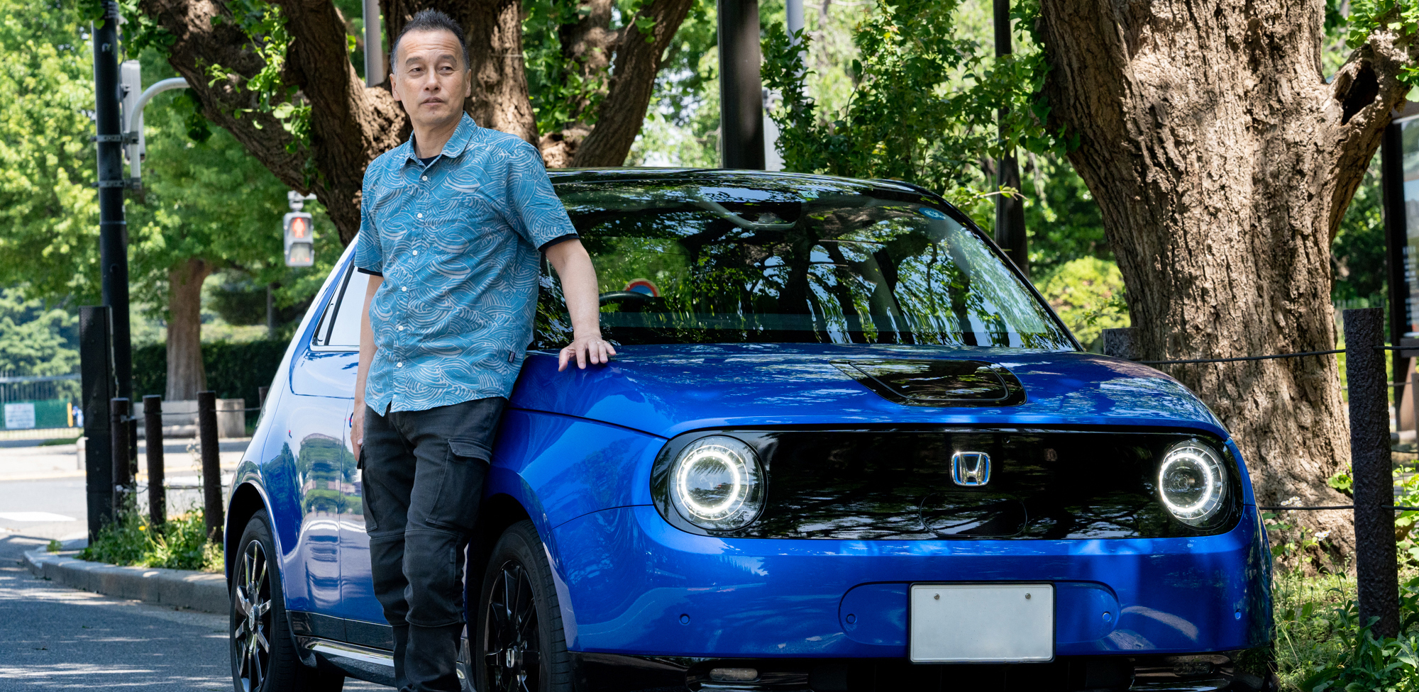 篠原知存さんとHonda e