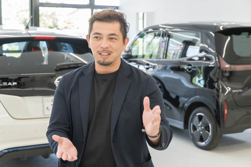 Ev CArSの村辺多一郎さん