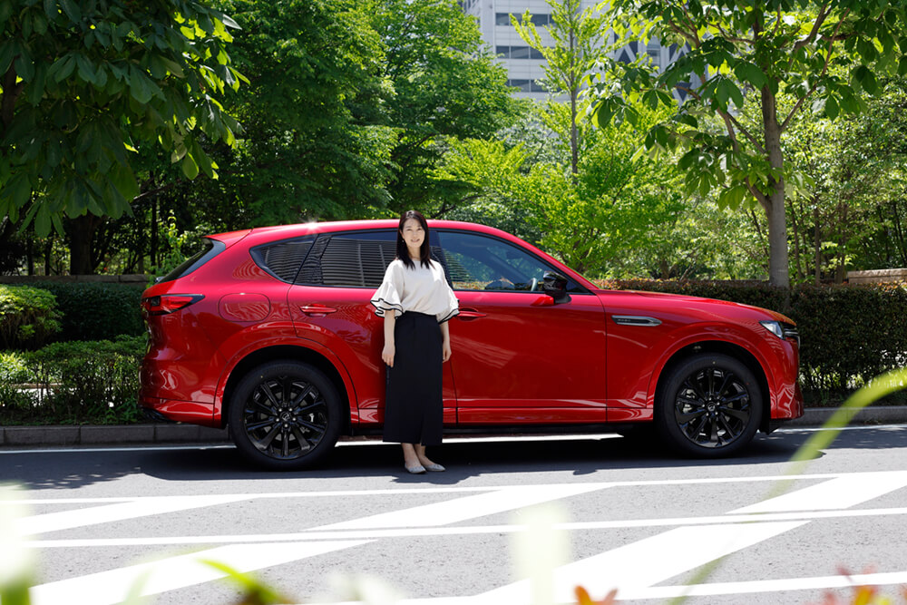 まるもさんとマツダCX-60 PHEV