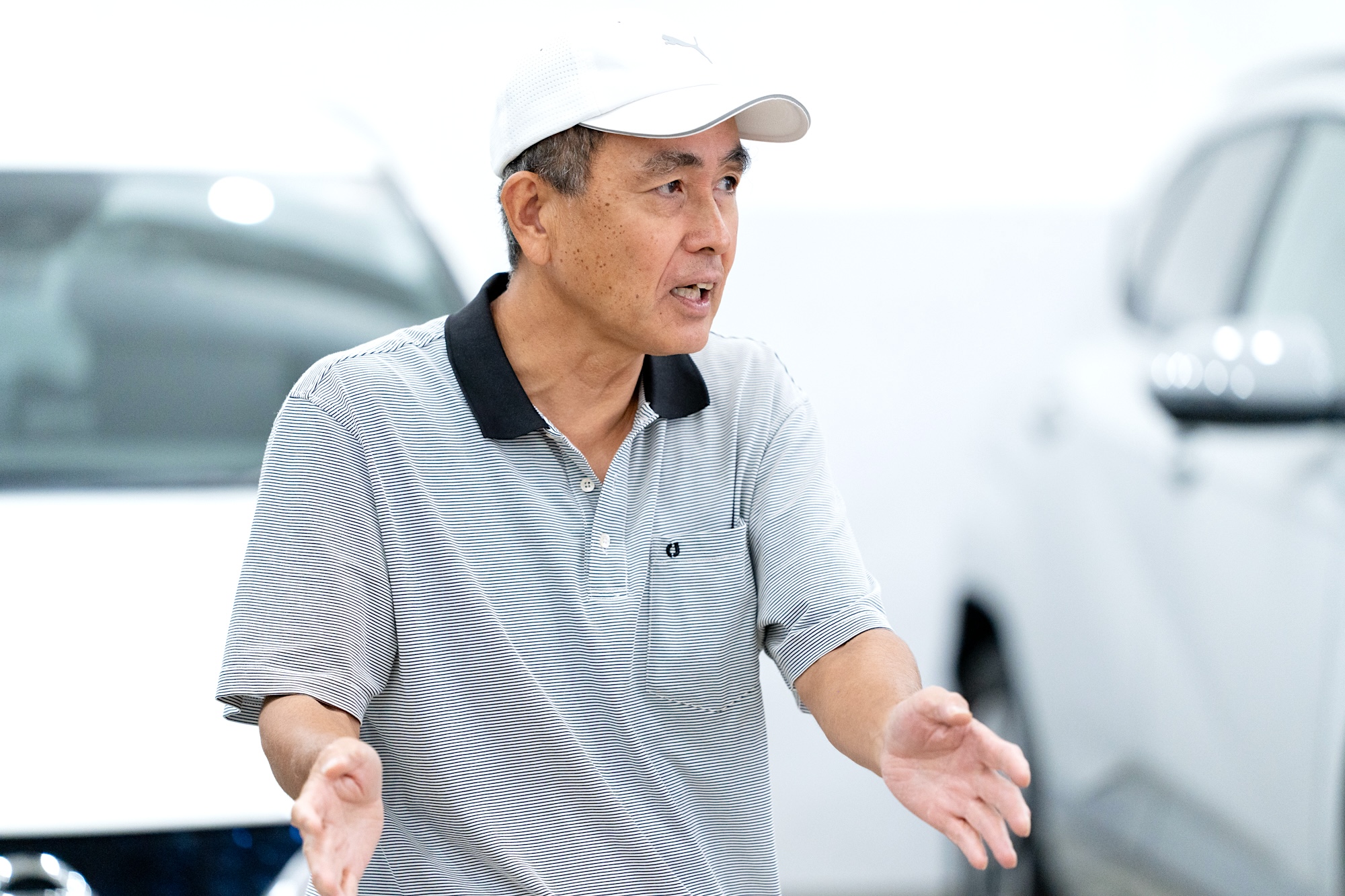 トークをする高木さん