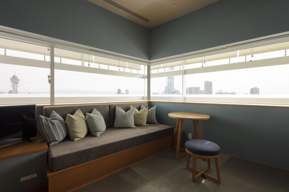 部屋から見る窓