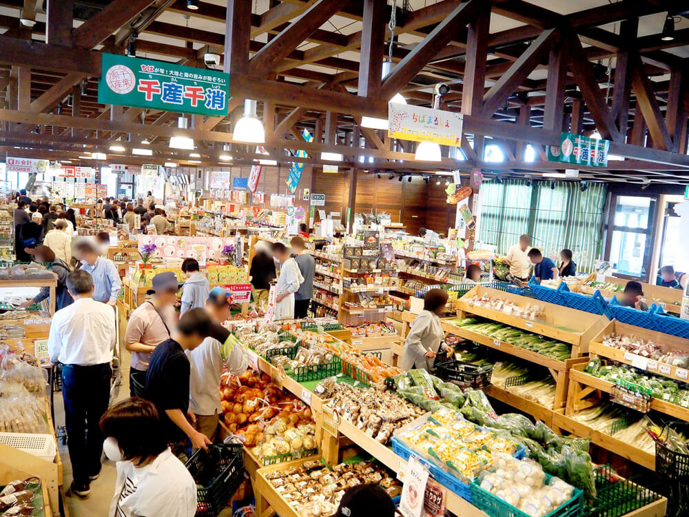 東金マルシェ店内
