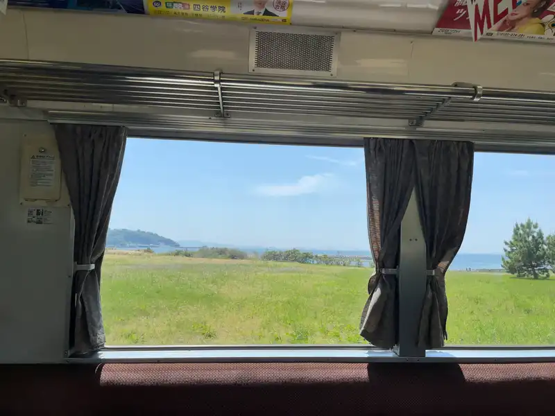 蒲郡線の車窓