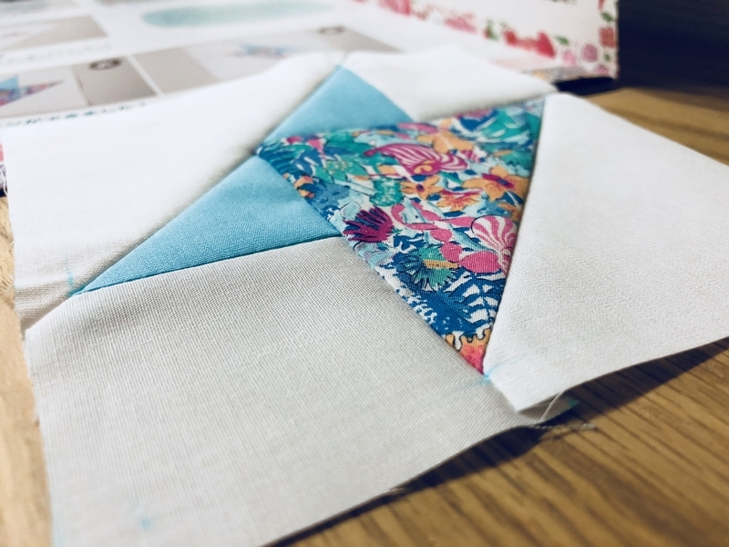 リバティプリントでハンドメイド