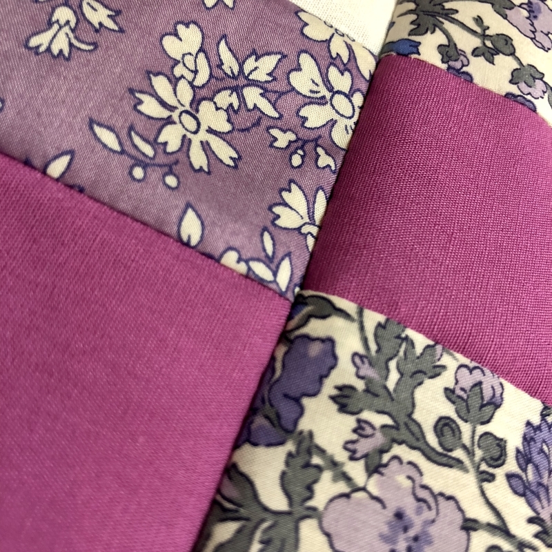 リバティプリントでハンドメイド