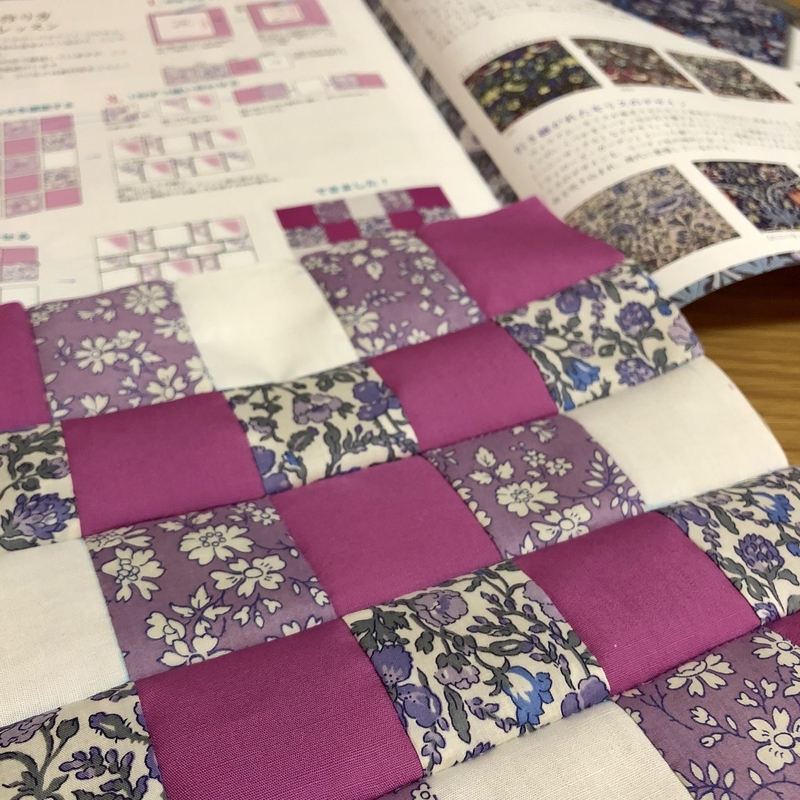 リバティプリントでハンドメイド