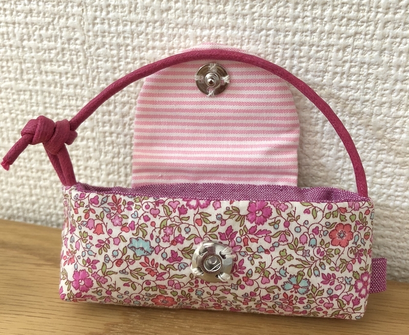 リバティプリントでハンドメイド