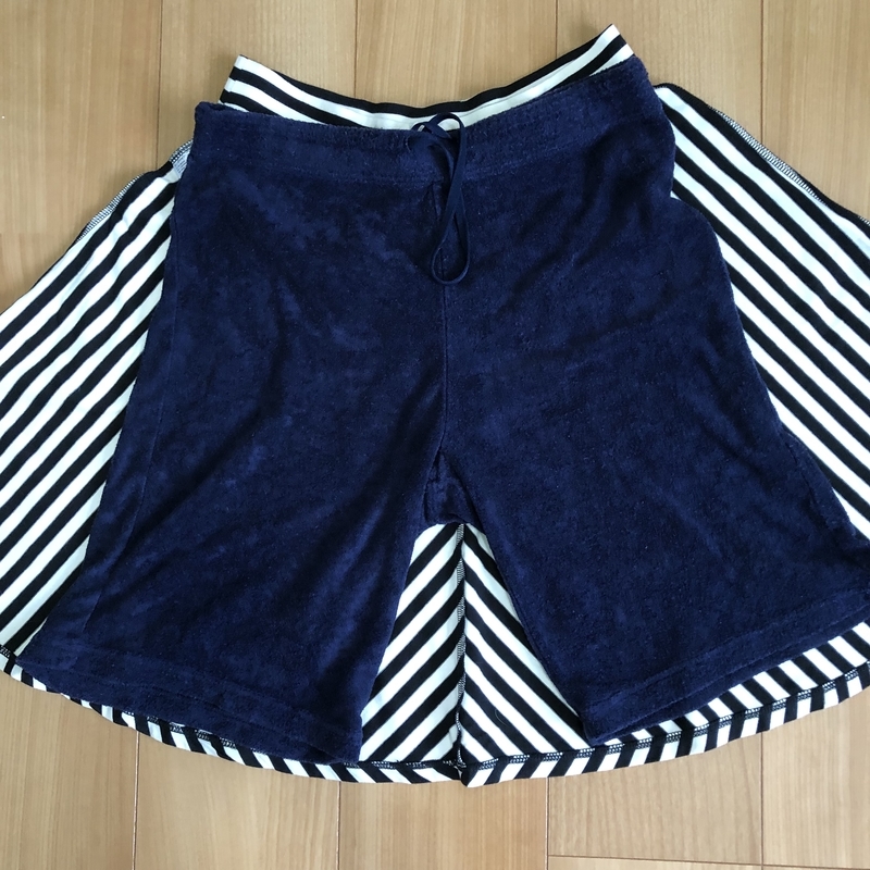 ユニクロのスカートをズボンにリメイク Sewing Diary
