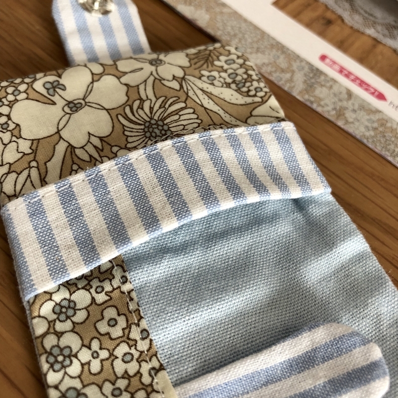リバティプリントでハンドメイド
