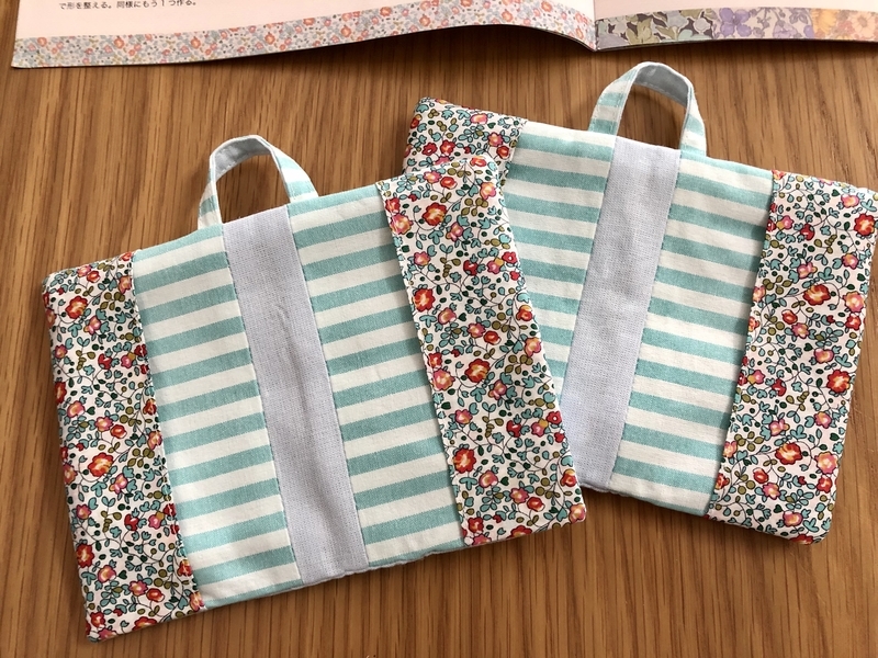 リバティプリントでハンドメイド　キッチンミトン
