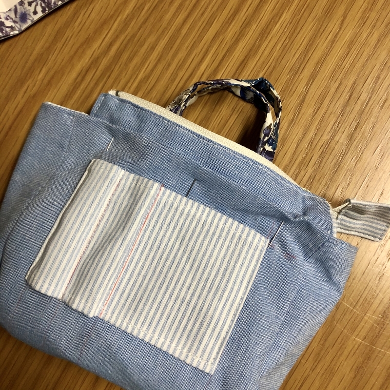 リバティプリントでハンドメイド