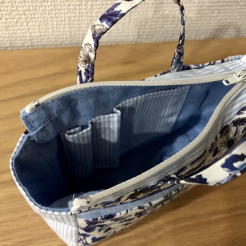 リバティプリントでハンドメイド