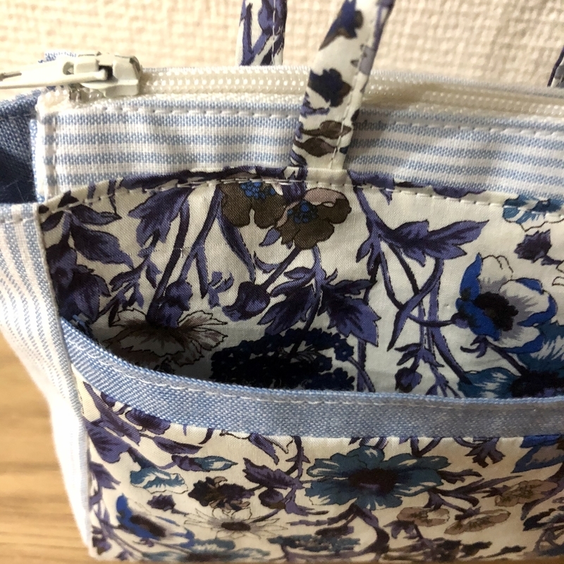 リバティプリントでハンドメイド