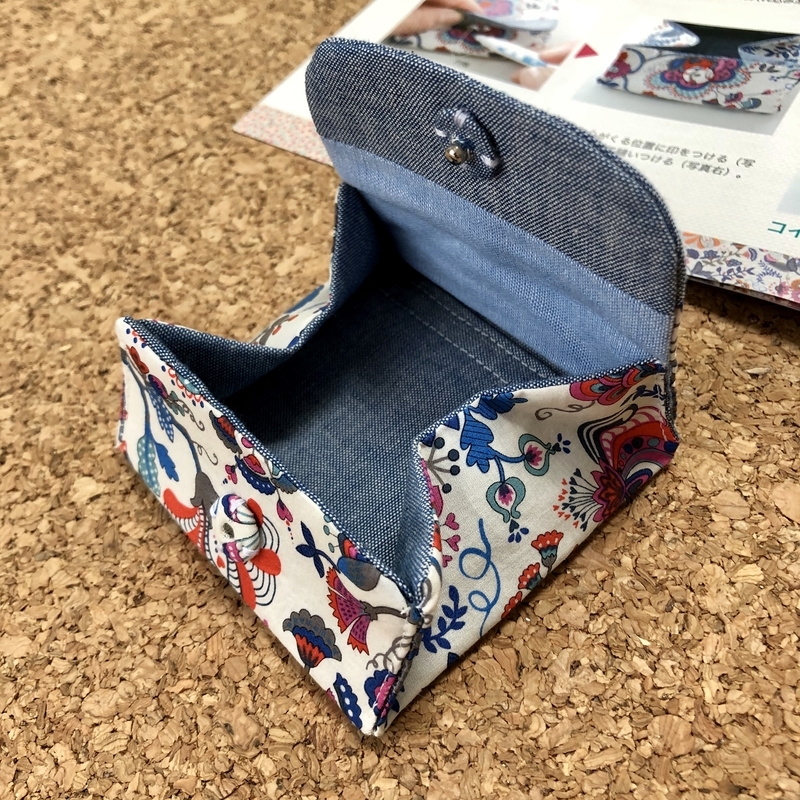 リバティプリントでハンドメイド