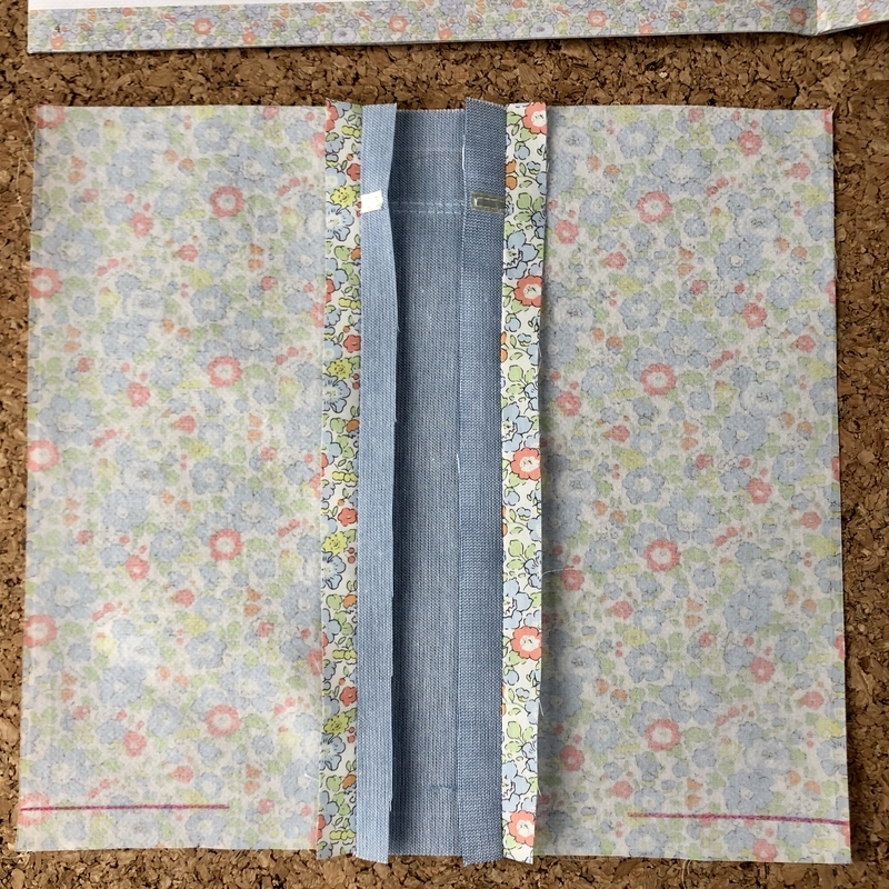 リバティプリントでハンドメイド　ふくさ